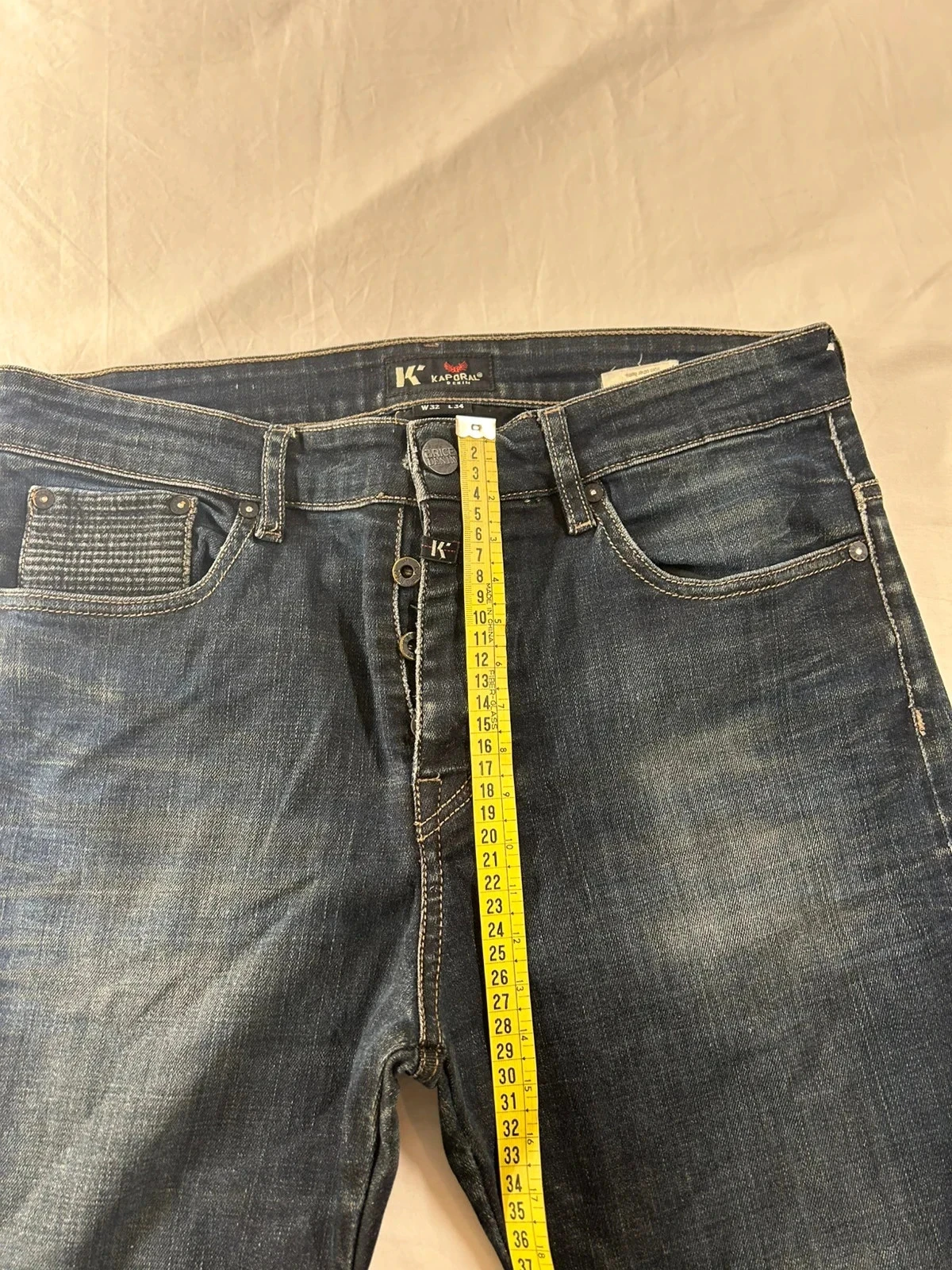 Marineblauwe kaporal jeans w32 l34 vintage stijl y2k – photo 8
